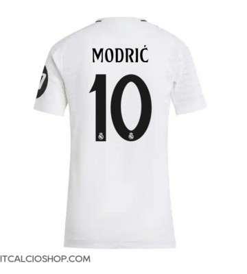 Real Madrid Luka Modric #10 Prima Maglia Femmina 2024-25 Manica Corta